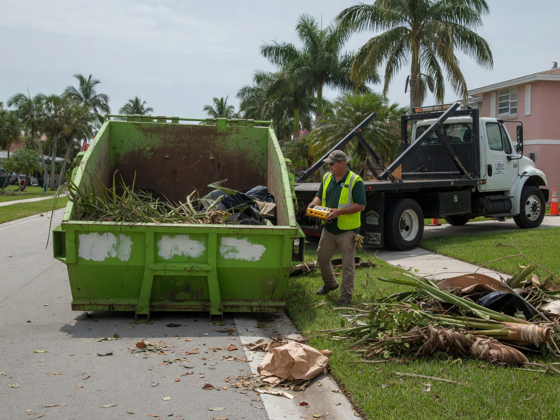 Yard Waste Dumpster Rental in Deerfield Beach, FL
